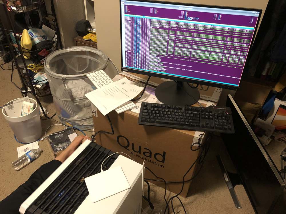 TradingTransformer origin — PhD research project at a UC dormitory, October 25, 2019